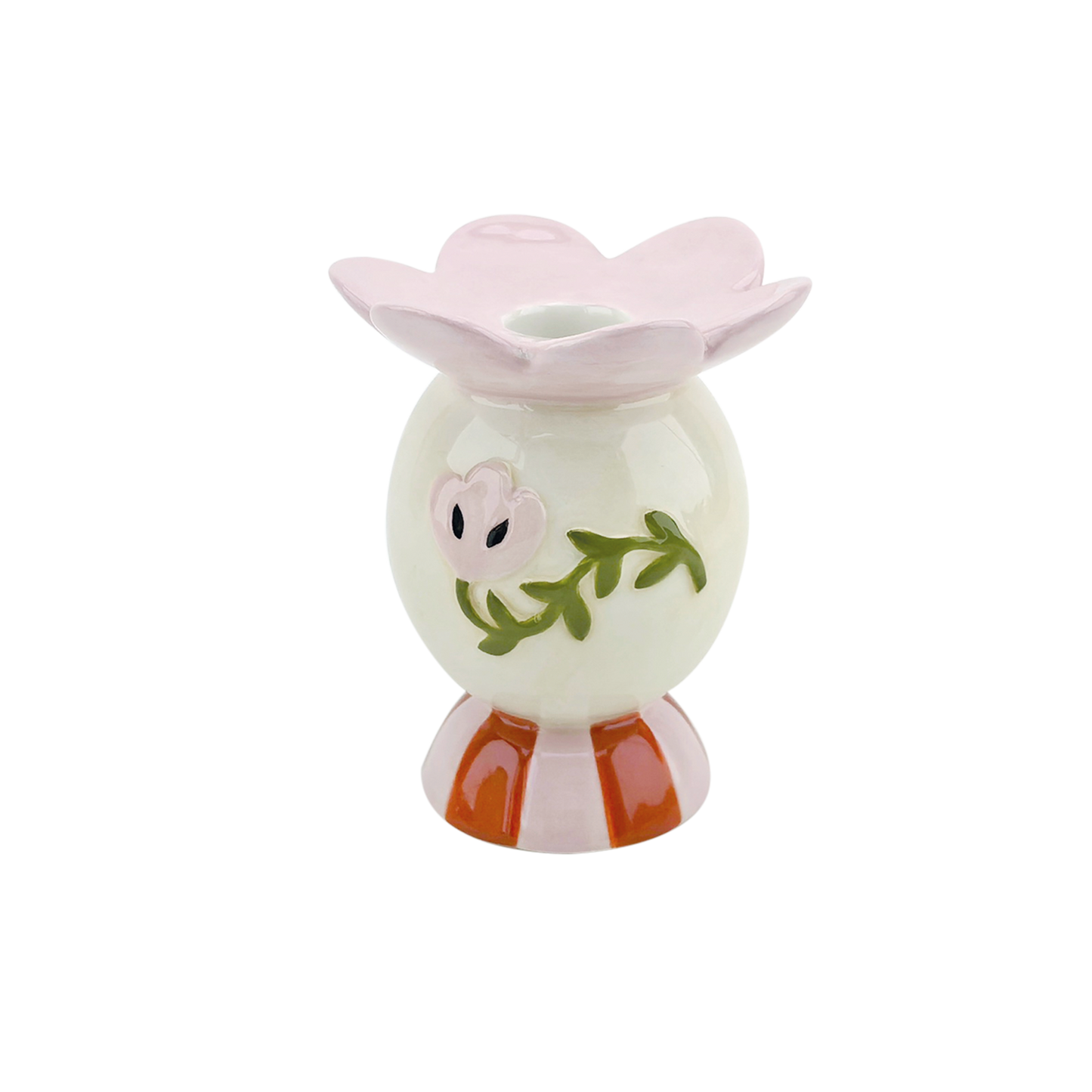 Pink Flower Candle Holder - Precious Sparkle