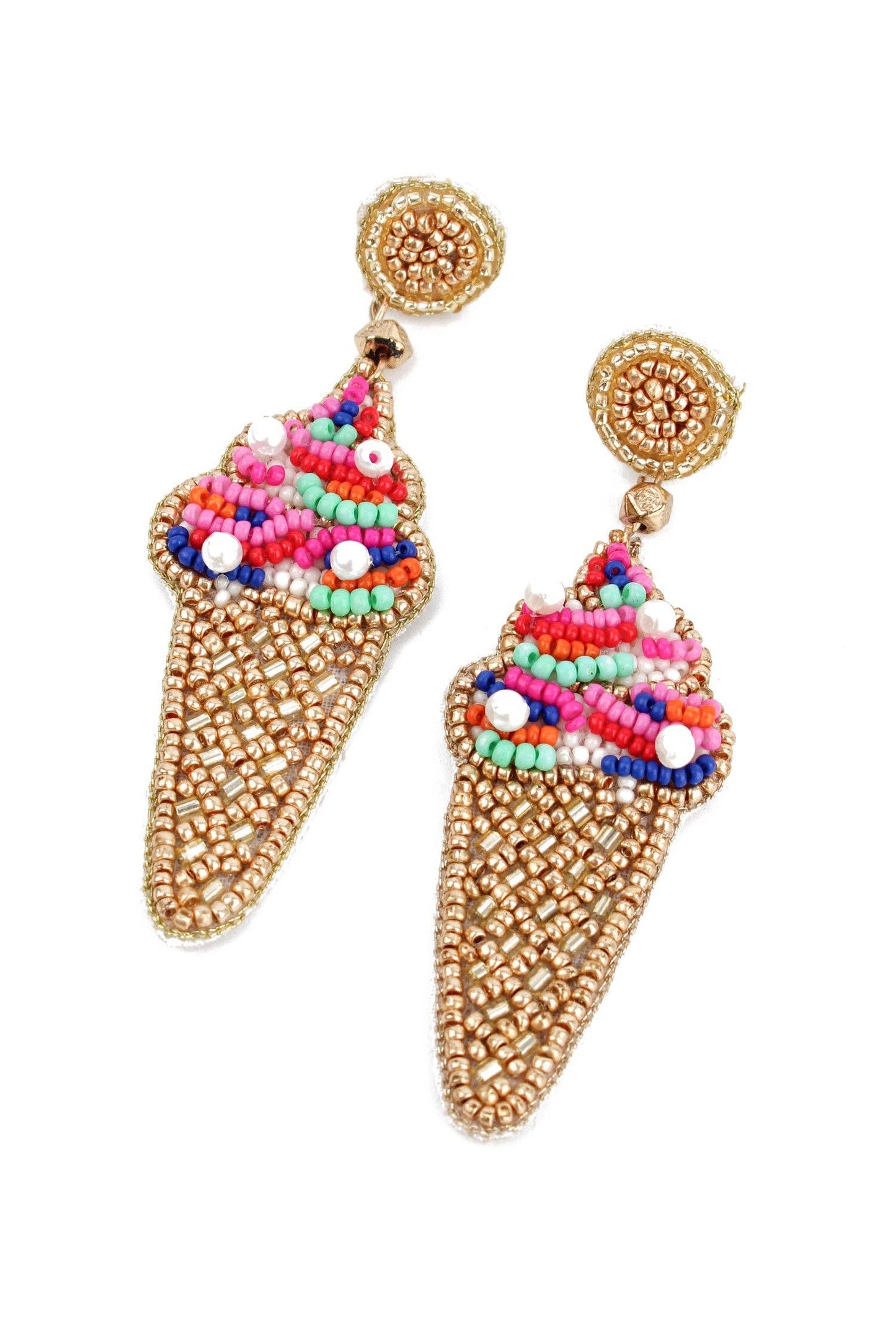 My Doris Multicoloured Ice Cream Earrings - Precious Sparkle