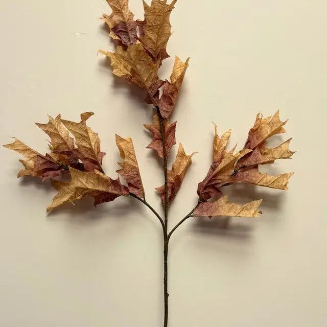 Vintage Foliage Stem - Warm Honey - Precious Sparkle