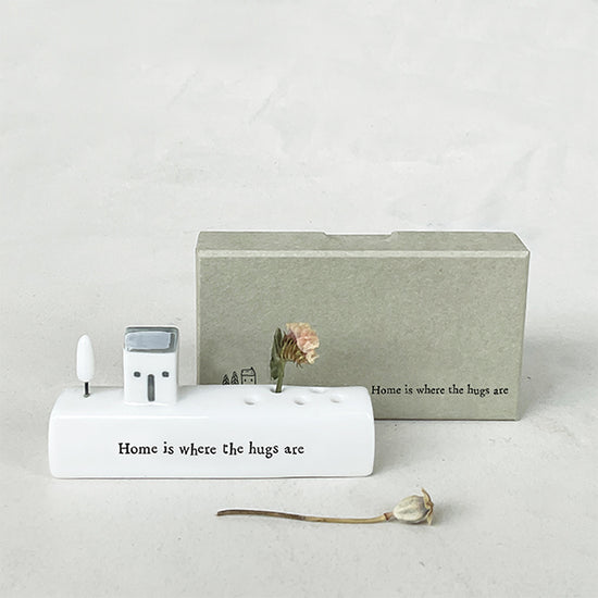 Load image into Gallery viewer, East of India Holder Home is Where Hugs Are
