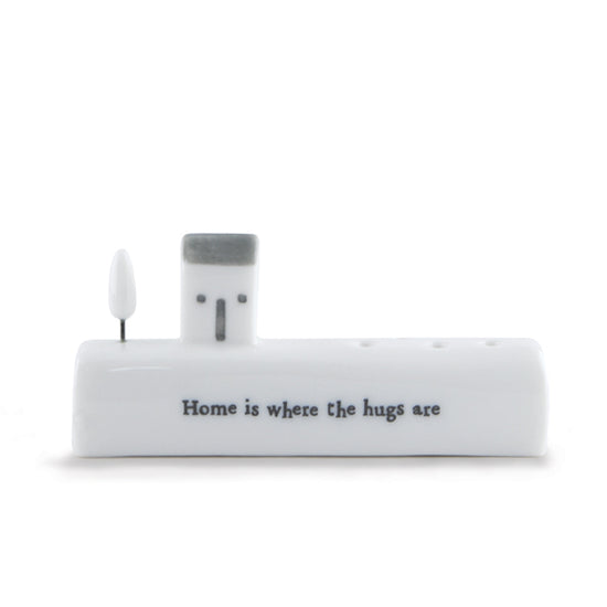 Load image into Gallery viewer, East of India Holder Home is Where Hugs Are
