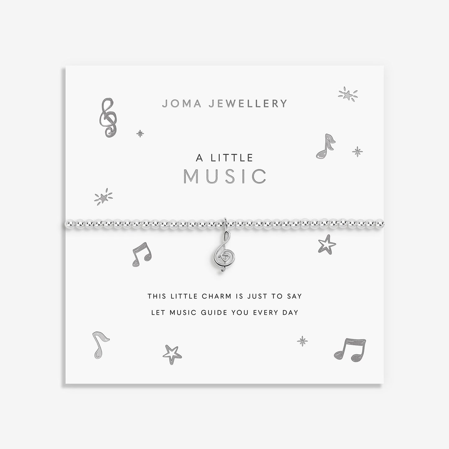 Joma Jewellery A Little Music Bracelet Silver Plating