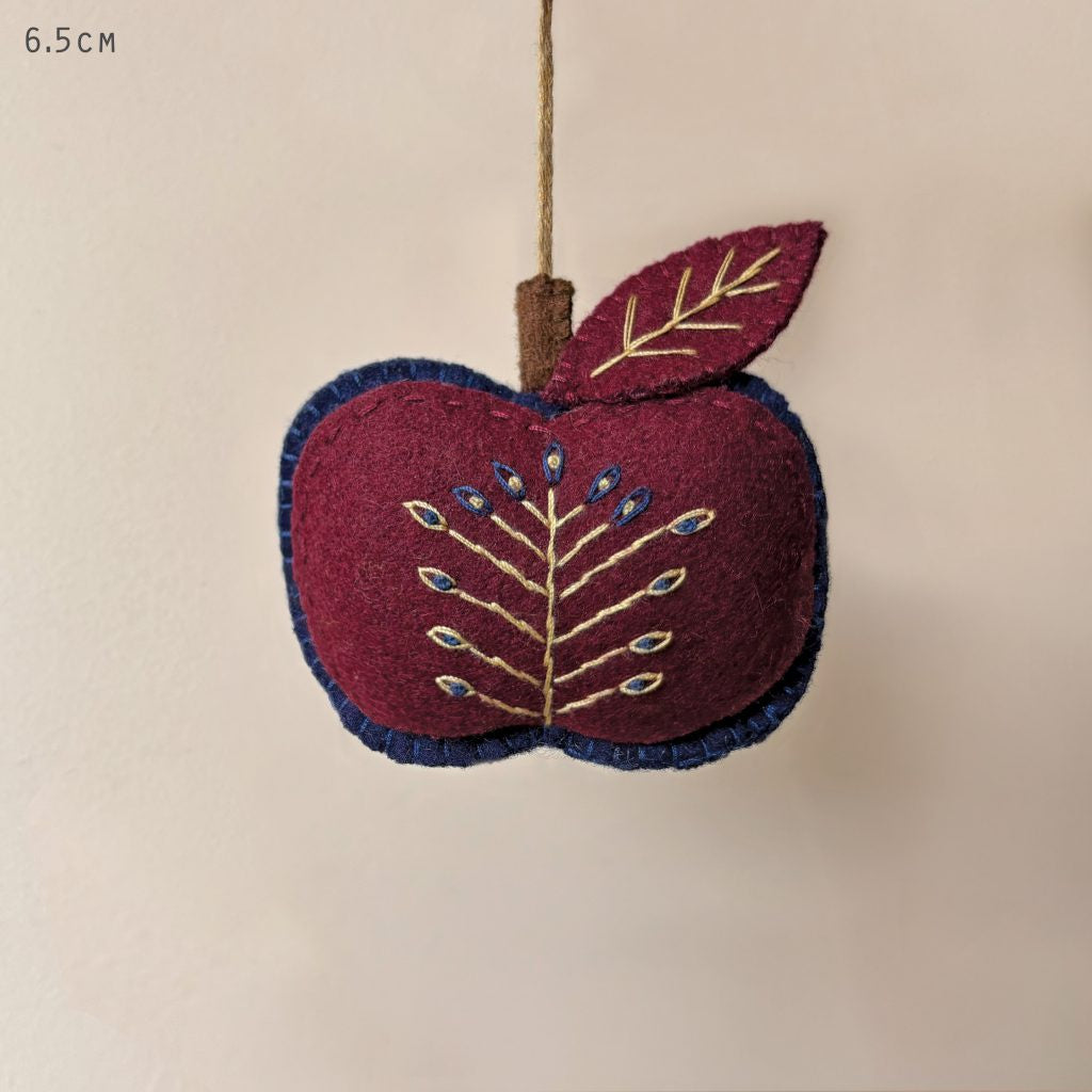 East of India Folk art hanging decoration-Large apple
