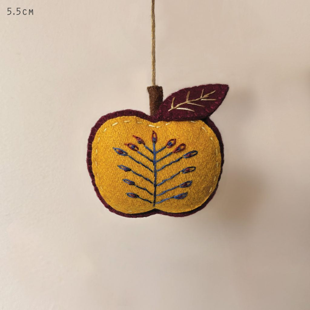 East of India Folk art hanging decoration-Small apple