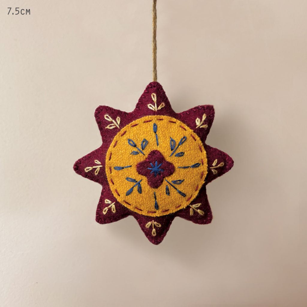 East of India Folk art hanging decoration-Sun