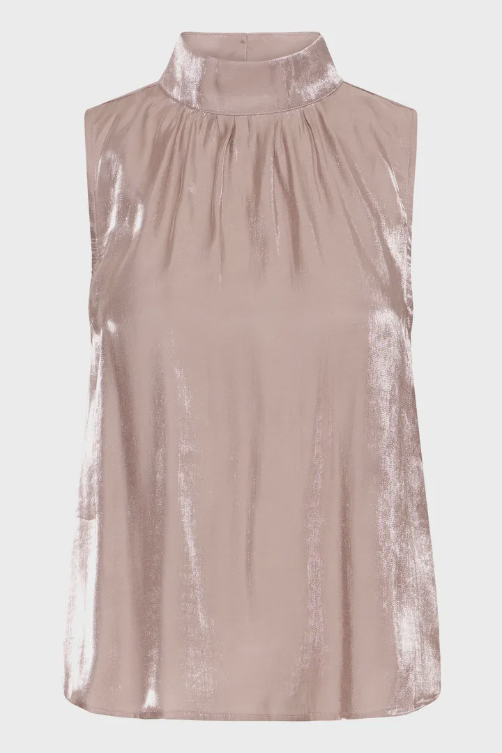 Fransa Fryolanda Top Pale Mauve - Precious Sparkle