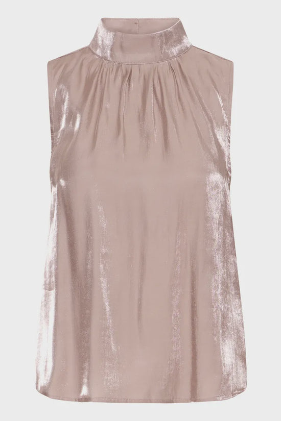 Fransa Fryolanda Top Pale Mauve - Precious Sparkle