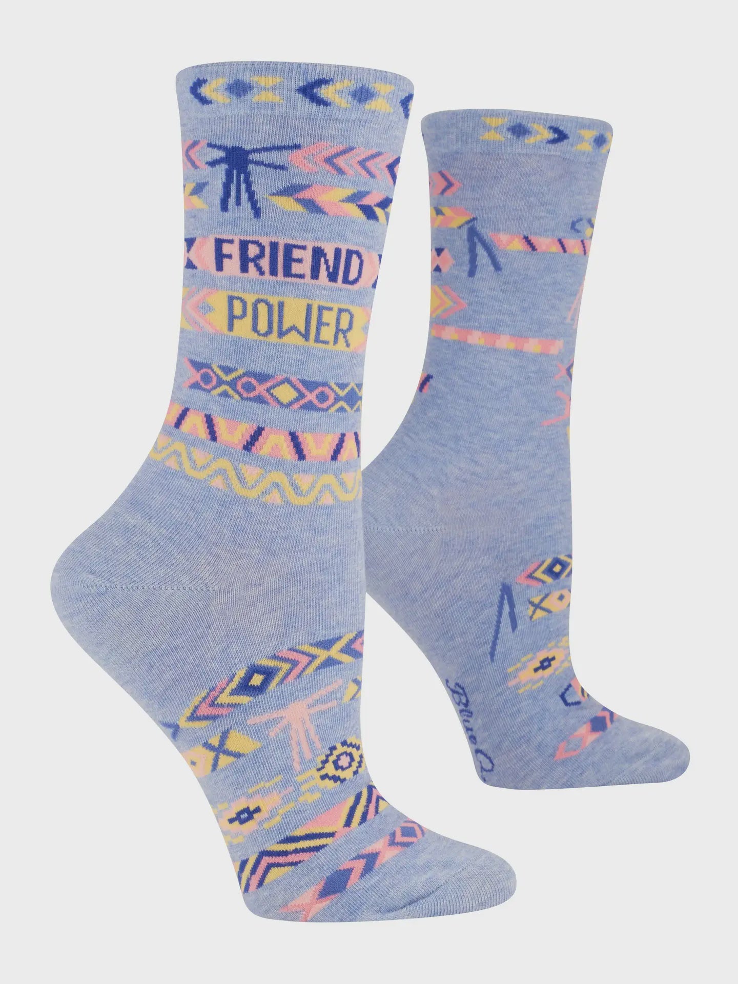 Blue Q Friend Power Women's Crew Socks - Precious Sparkle