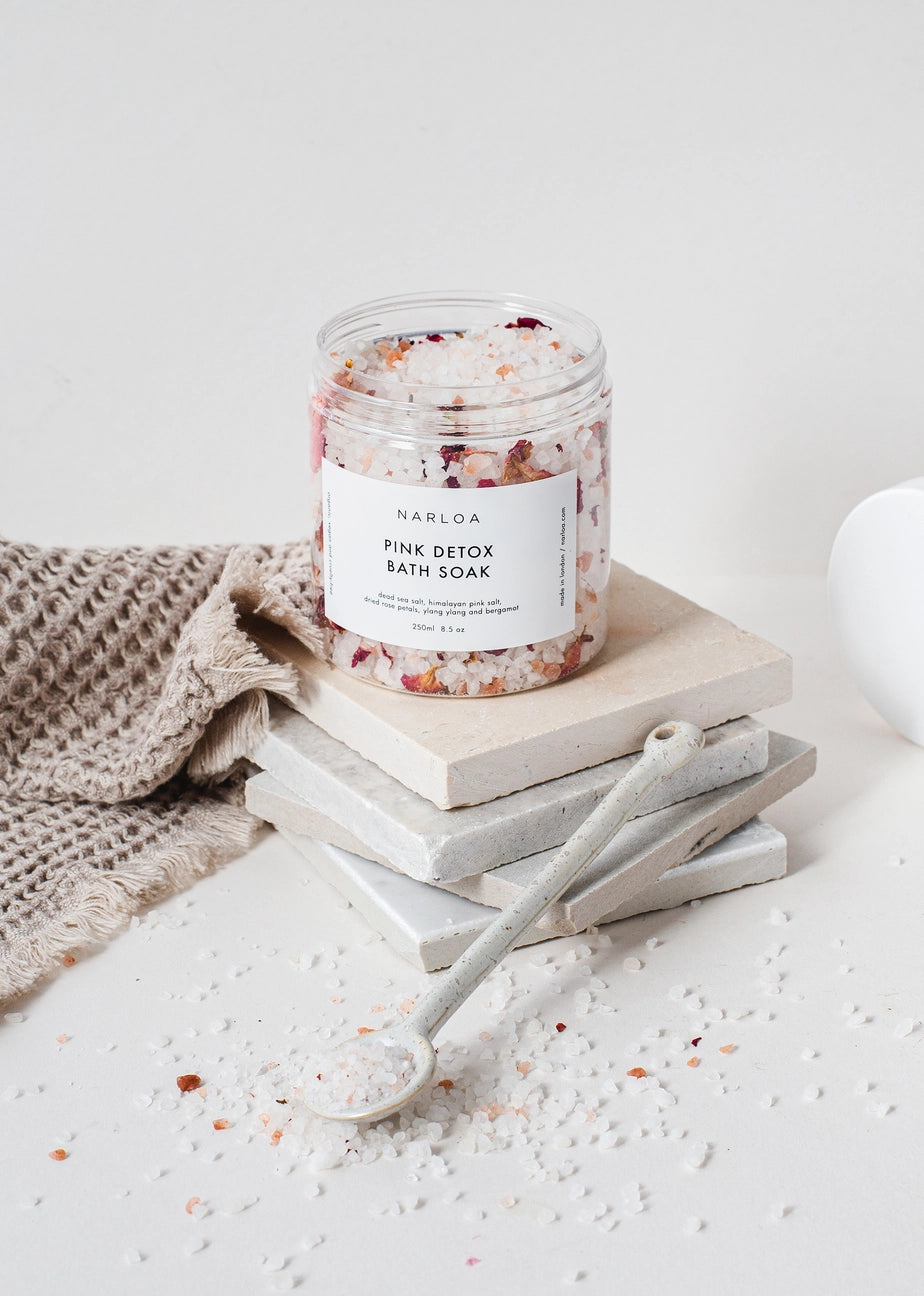 Narloa Pink Detox Bath Soak - Precious Sparkle