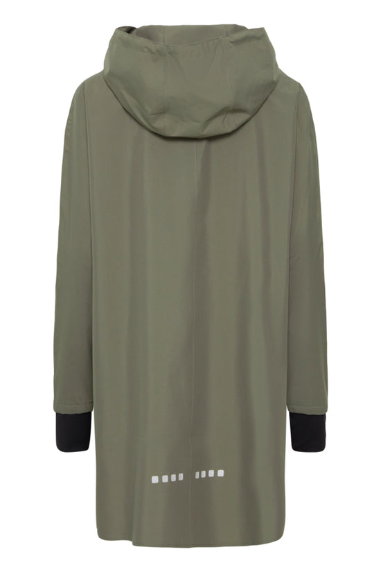 Fransa Frluna Dusty Olive Green Raincoat - Precious Sparkle