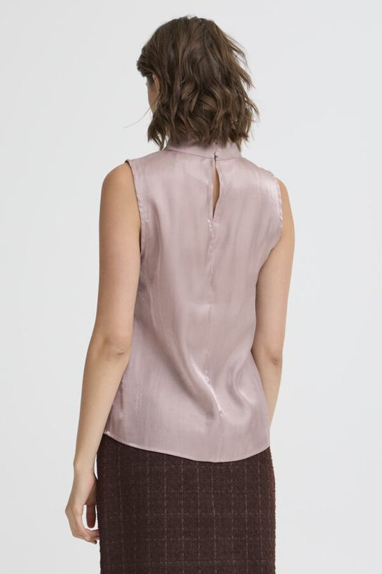 Fransa Fryolanda Top Pale Mauve - Precious Sparkle