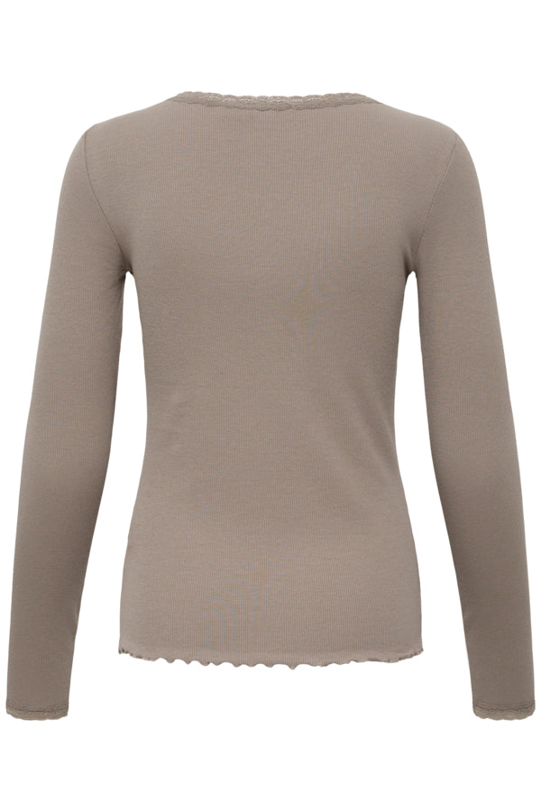 Fransa Frhizamond Tee Driftwood - Precious Sparkle