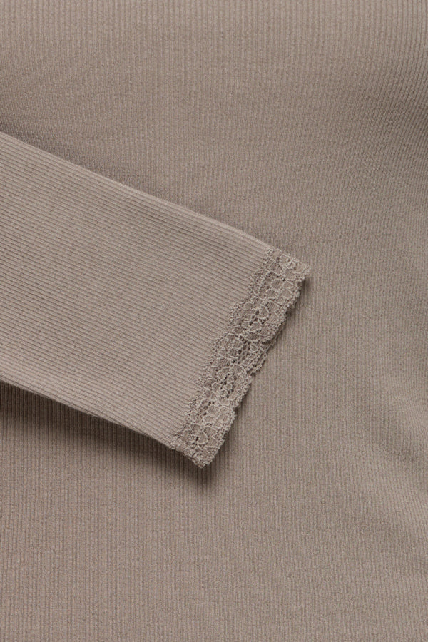 Fransa Frhizamond Tee Driftwood - Precious Sparkle