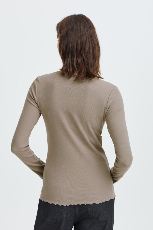 Fransa Frhizamond Tee Driftwood - Precious Sparkle