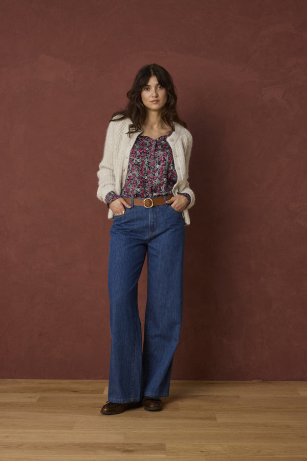 Fransa FrCharleen Cardigan Oatmeal