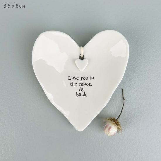East of India Ring Dish Love You to the Moon & Back - Precious Sparkle