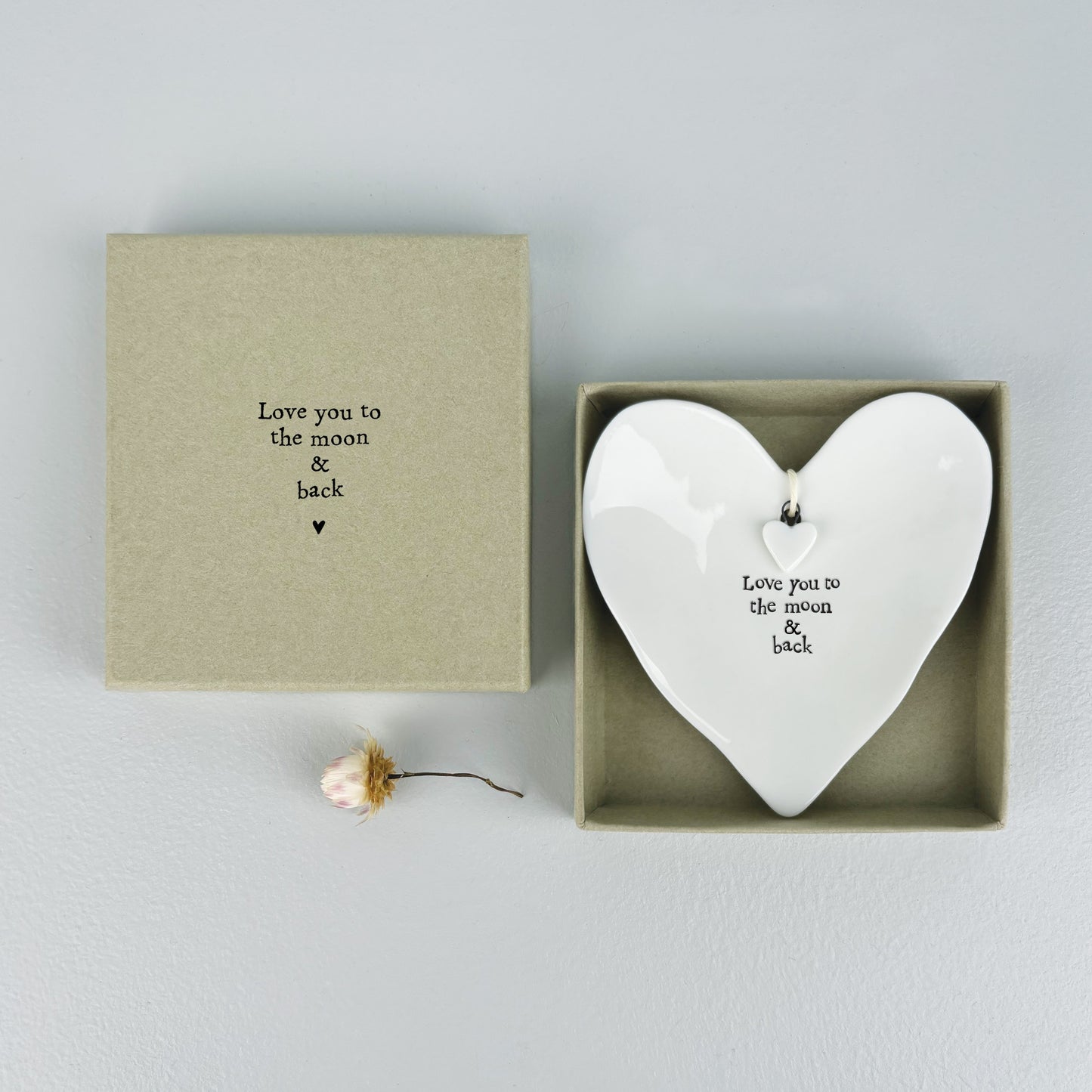 East of India Ring Dish Love You to the Moon & Back