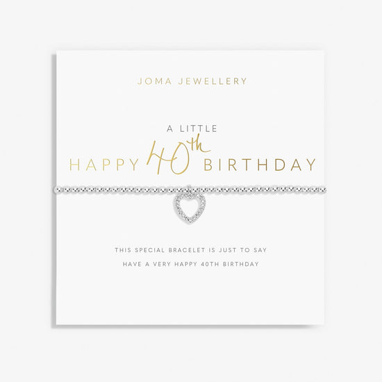 Joma Jewellery A Little 40th Birthday Bracelet - Precious Sparkle