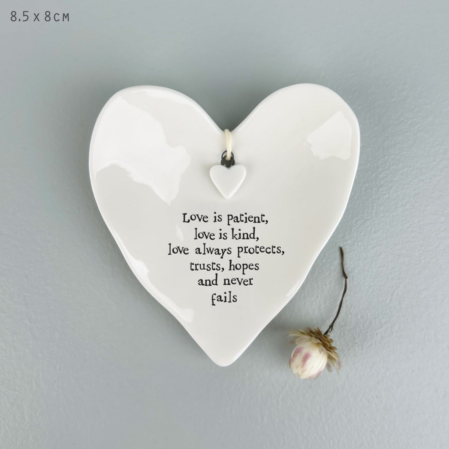 East of India Ring Dish Love is Patient