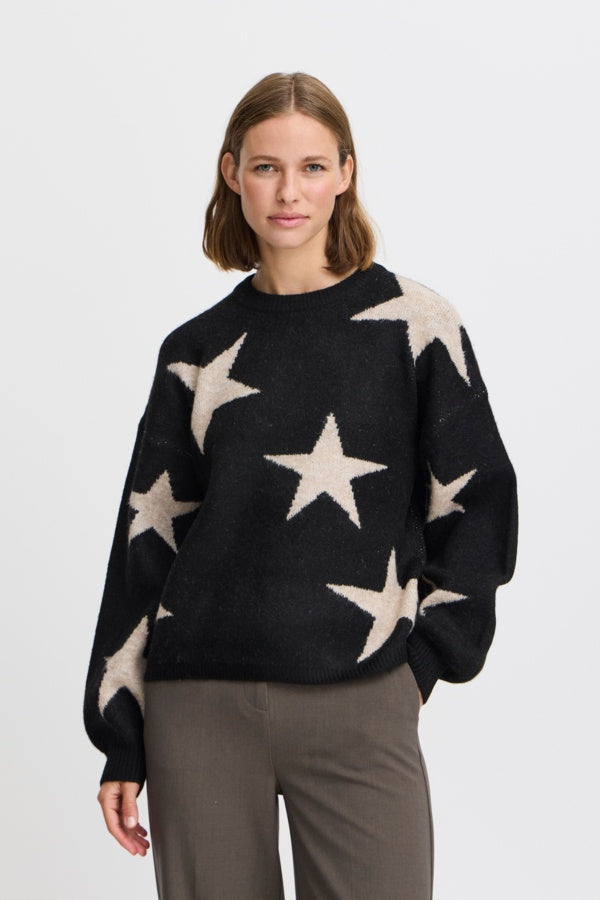 b. young Minya Starry Jumper Noir - Precious Sparkle