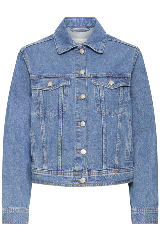 b.young Bykerina Denim Jacket - Precious Sparkle