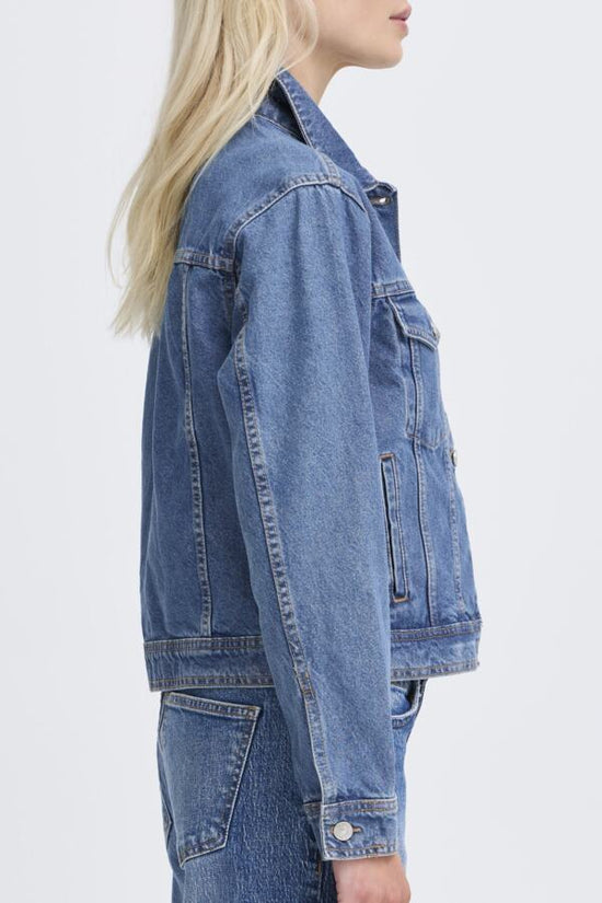 b.young Bykerina Denim Jacket - Precious Sparkle