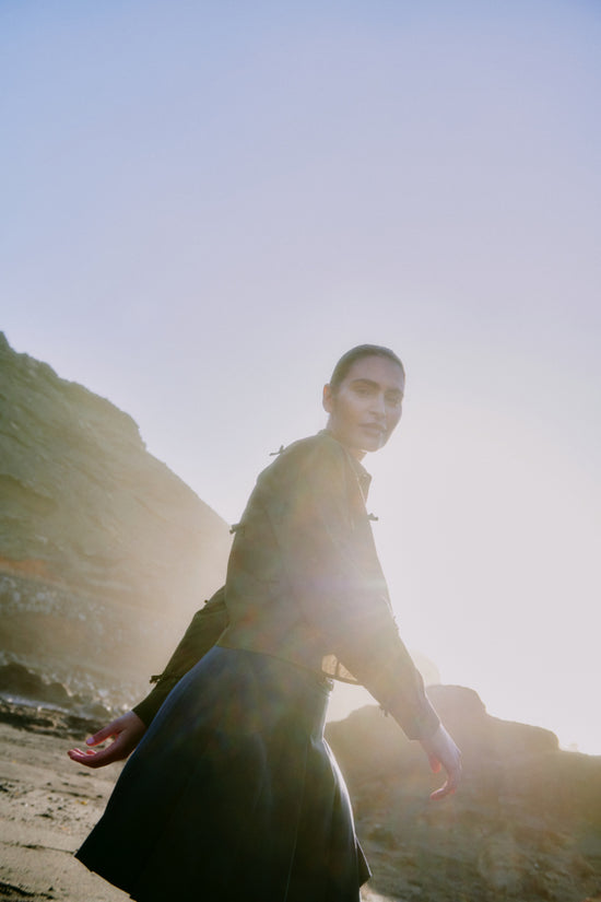 b.young Bynafta Jacquard Jumper Navy Blazer - Precious Sparkle