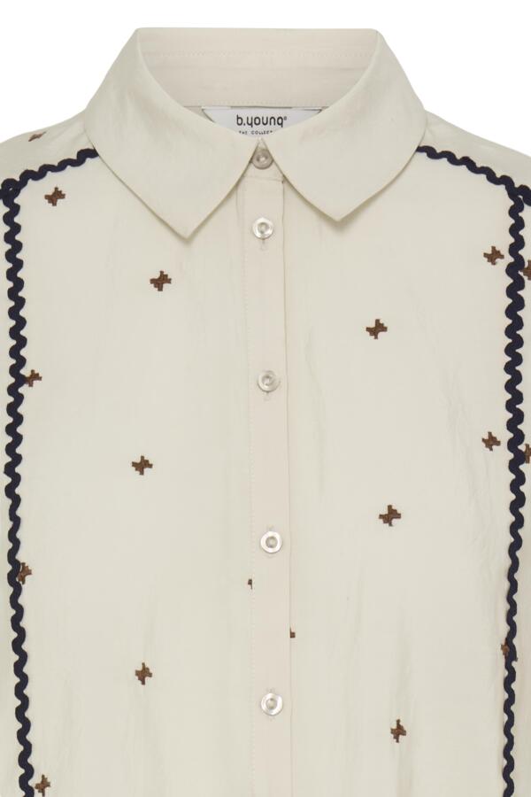 b.young Byirisa Shirt Birch - Precious Sparkle