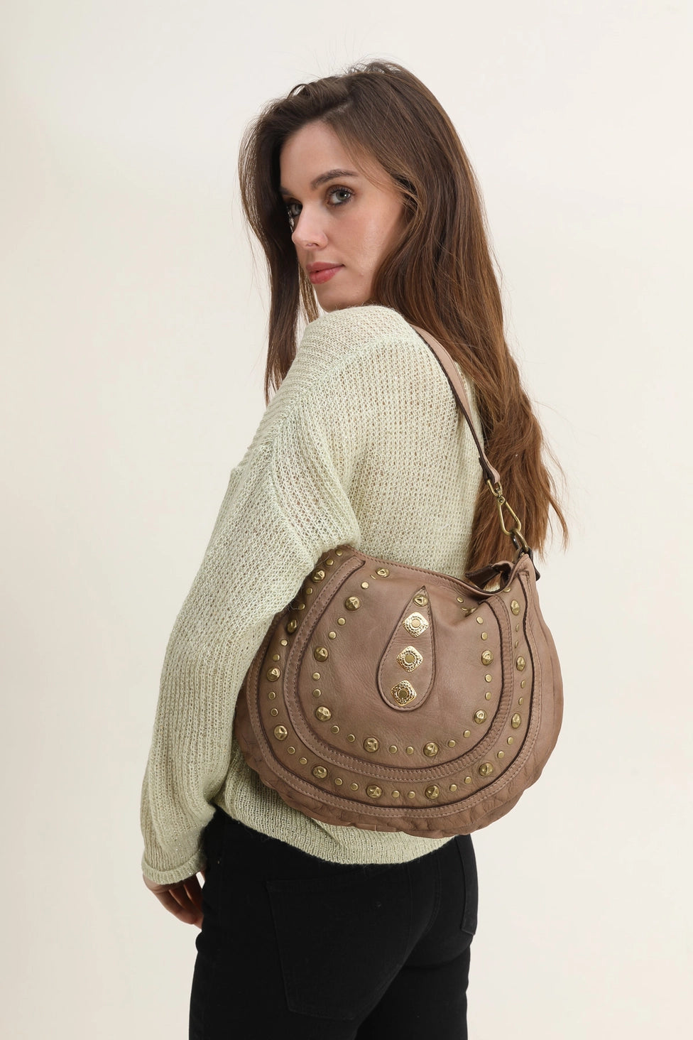 Cherry Paris Matilda Bag Taupe