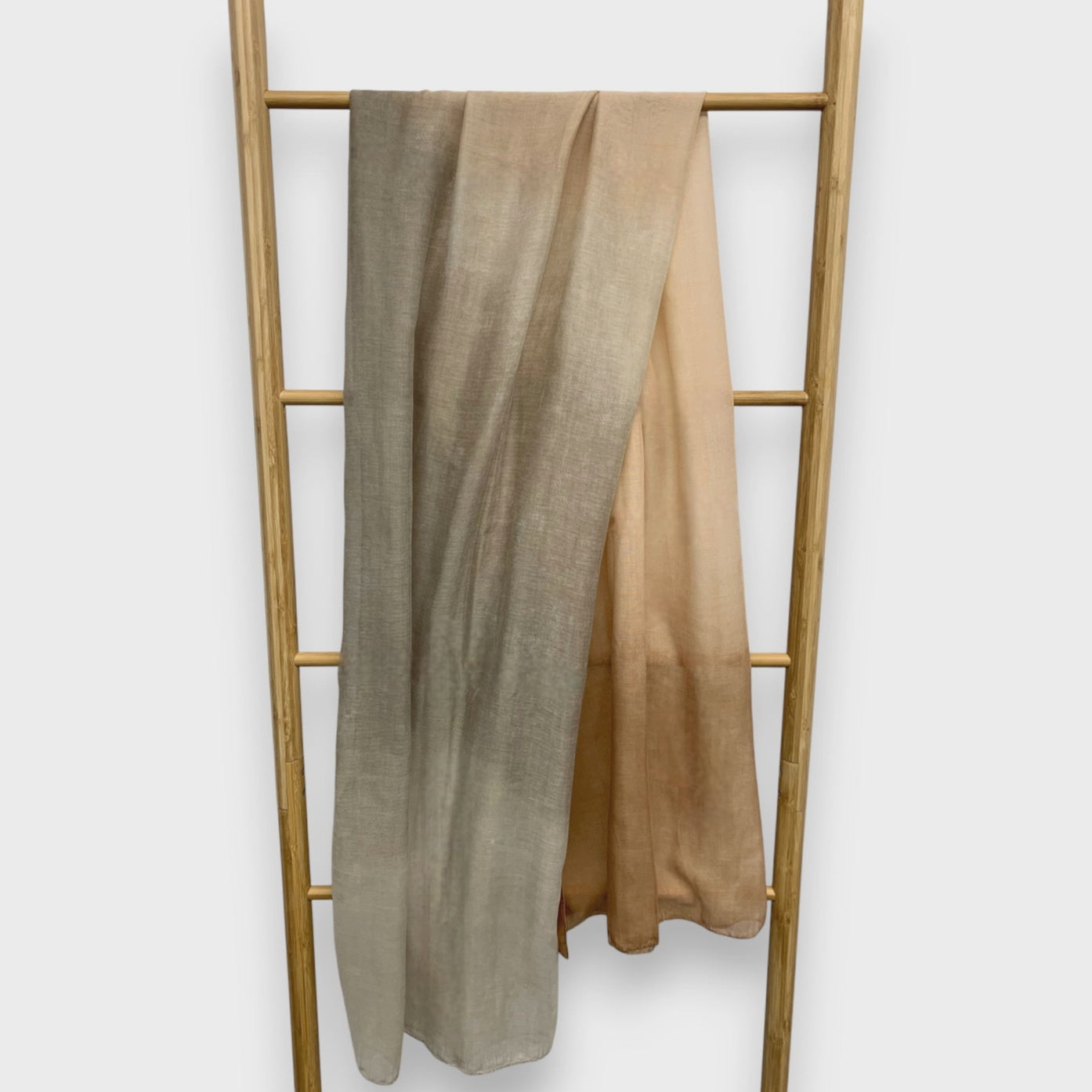 Summer Ombre Scarf Beige & Rust - Precious Sparkle