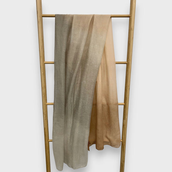 Summer Ombre Scarf Beige & Rust - Precious Sparkle