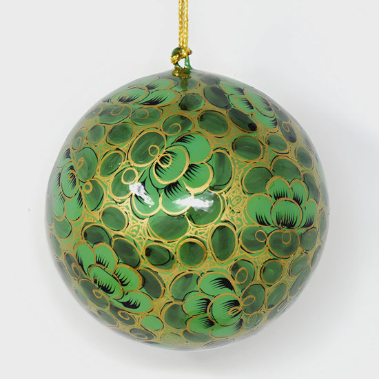 Fair Trade Green Bauble - Lilypad - Precious Sparkle