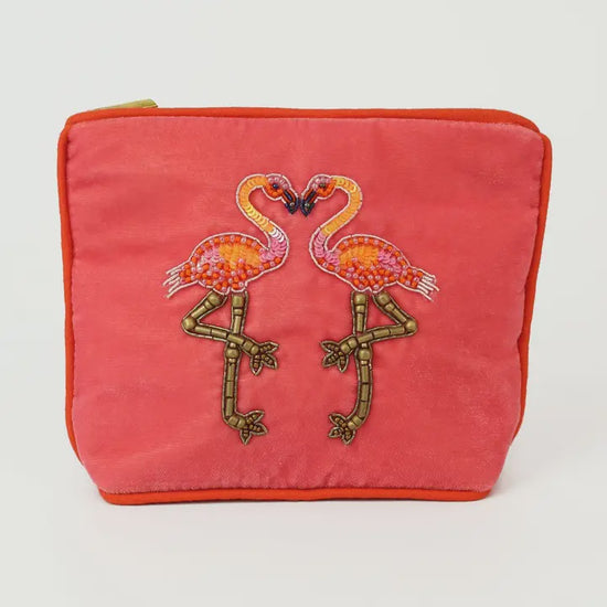 My Doris Pink Flamingo Small Purse - Precious Sparkle