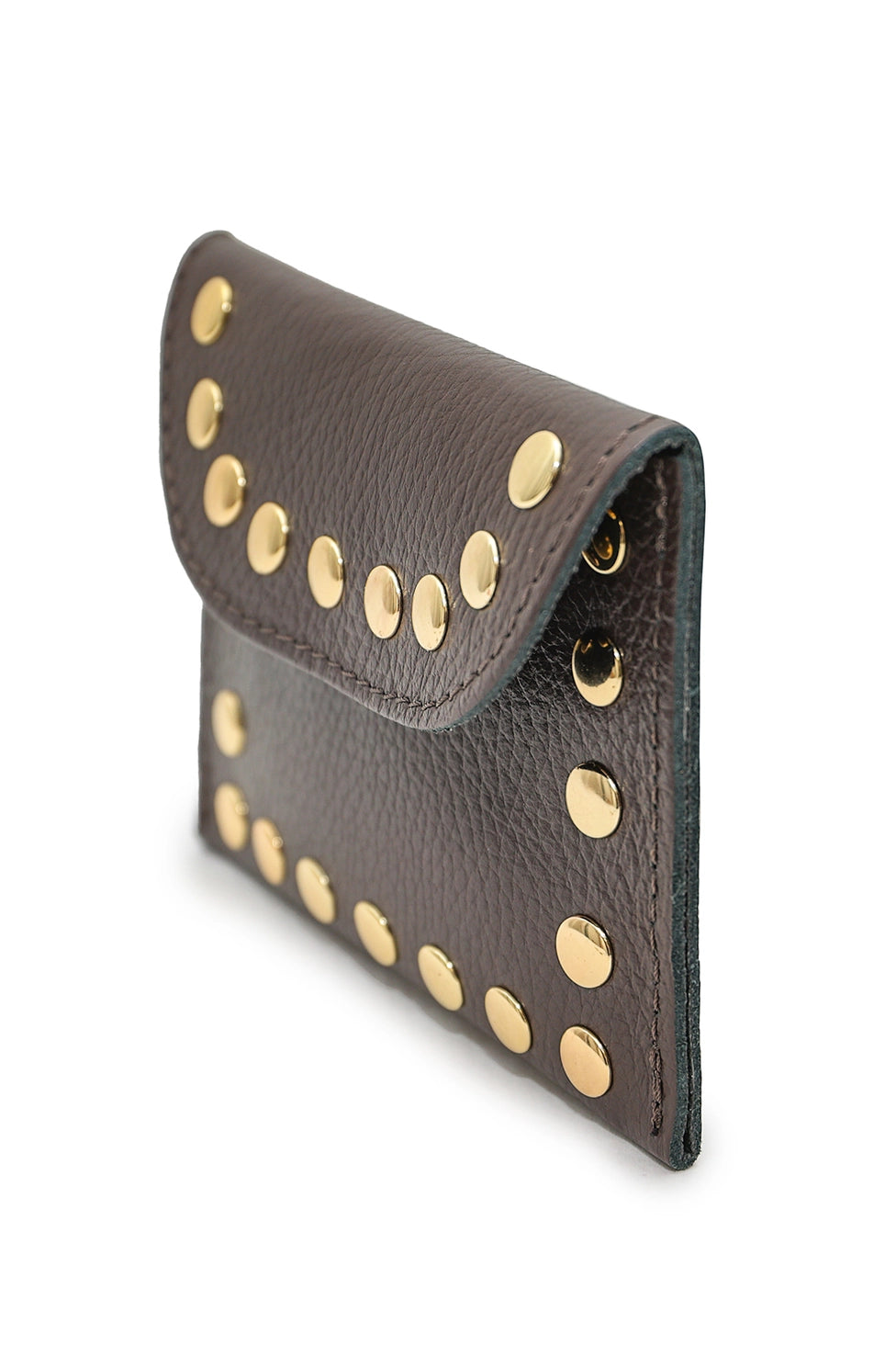 Cherry Paris Leina Leather Purse Chocolate