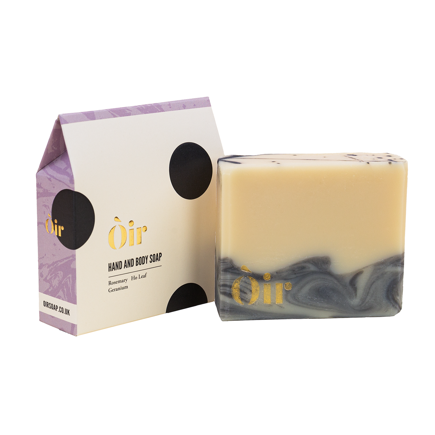 Òir Rosemary Ho Leaf Geranium Soap - Precious Sparkle