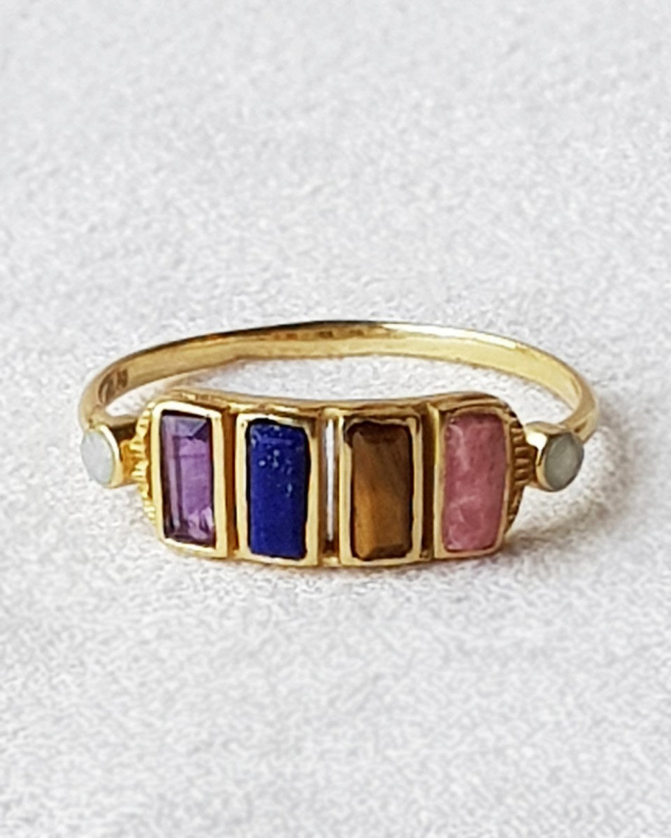 muja juma Ring size 58 Brea in purple shade