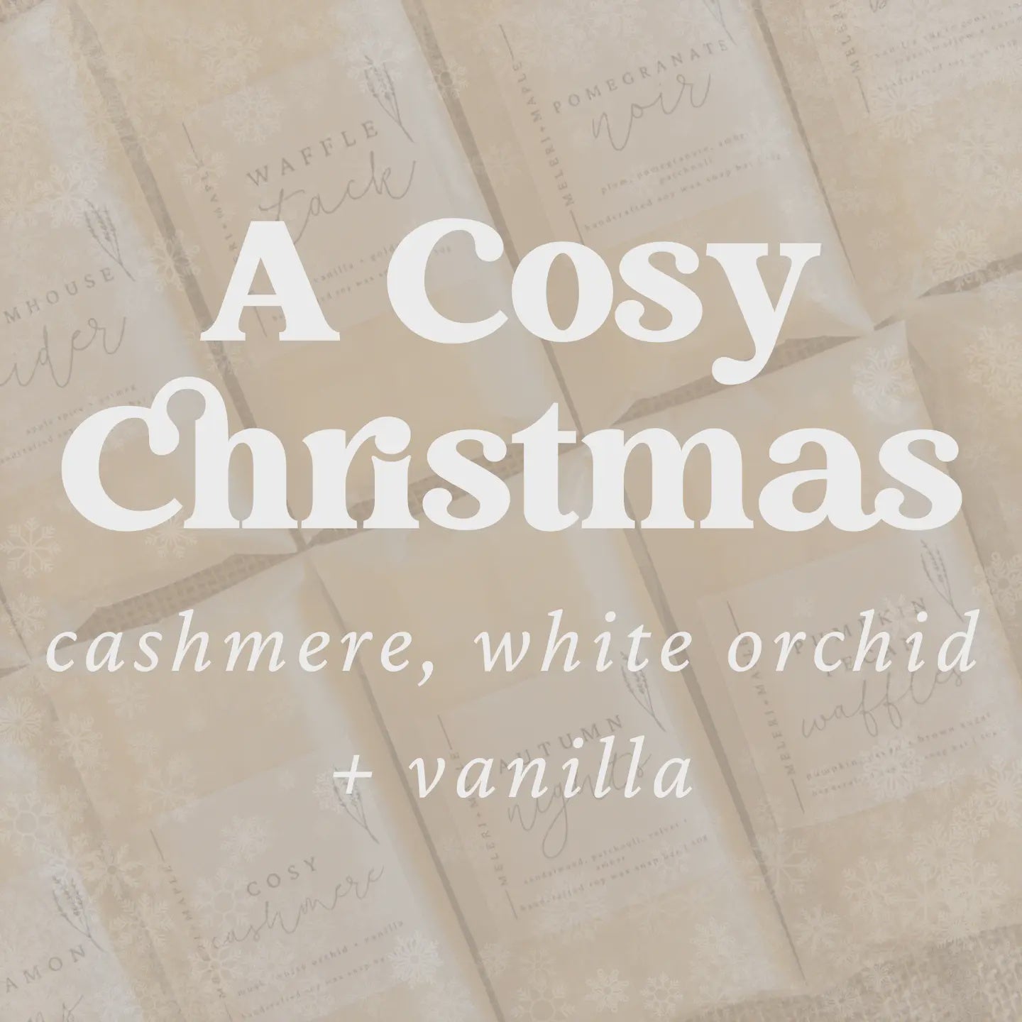 Meleri and Maple A Cosy Christmas Wax Melt - Precious Sparkle