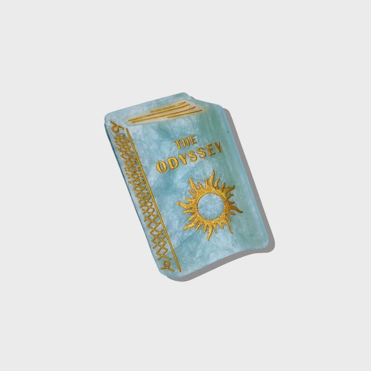 The Odyssey Book Claw Hair Clip Hand-Painted - Precious Sparkle