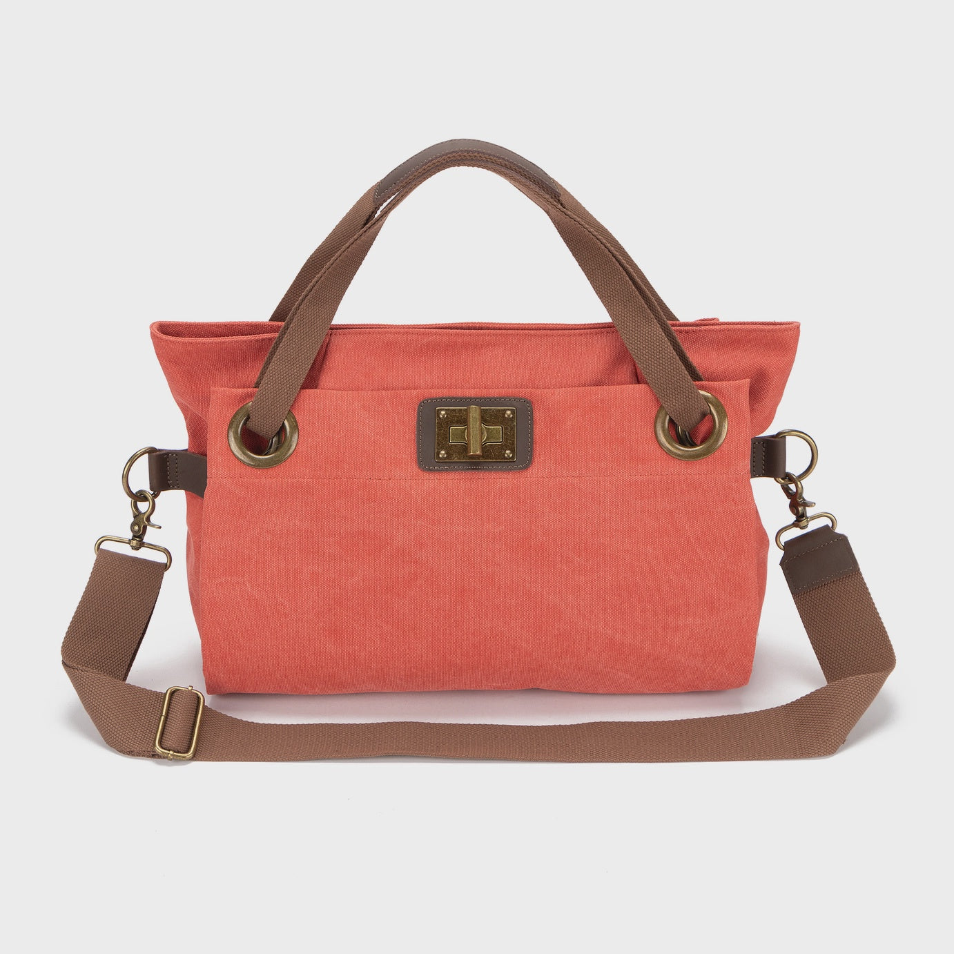 Zede Pont-Des-Arts Medium Bag Coral - Precious Sparkle