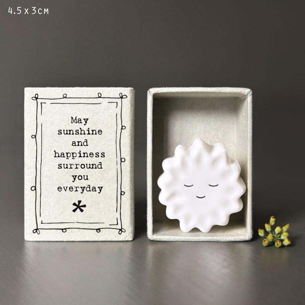 East of India Matchbox-Sun/May sunshine & happiness