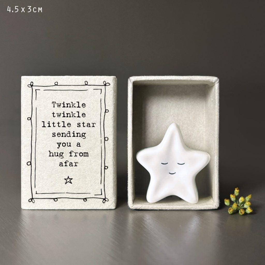 East of India Matchbox-Star/Twinkle twinkle