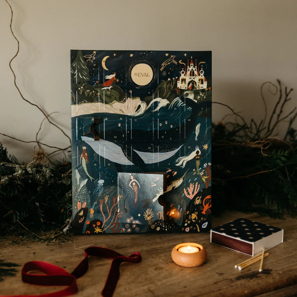 St Eval Tealight Advent Calendar - Precious Sparkle