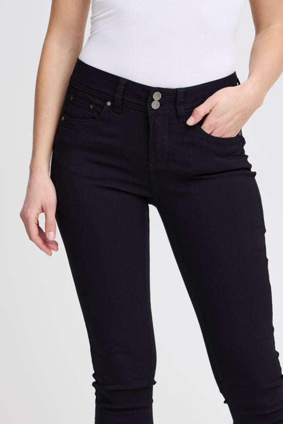 Fransa Frzalin Tokyo Black Jeans - Precious Sparkle