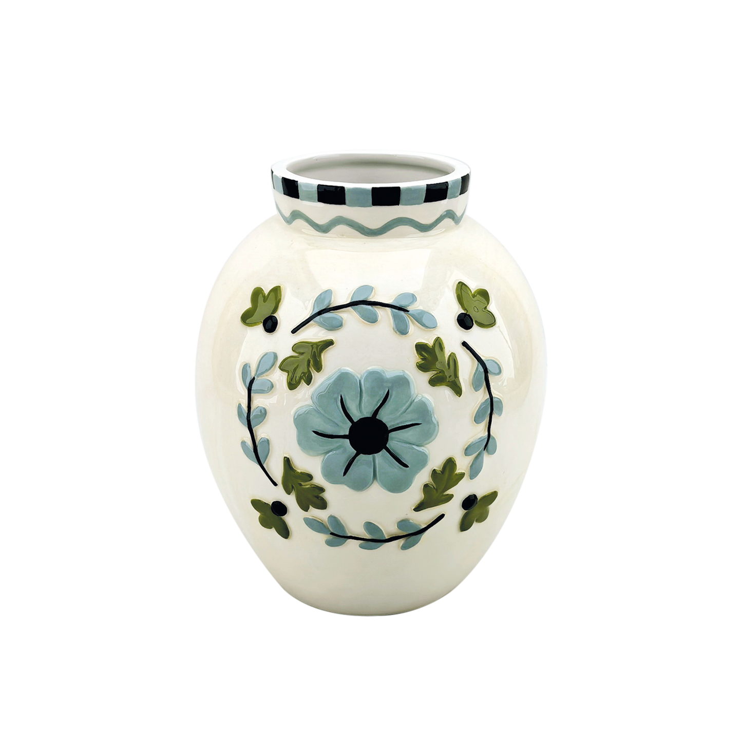 Yoshi Blue Vase - Precious Sparkle