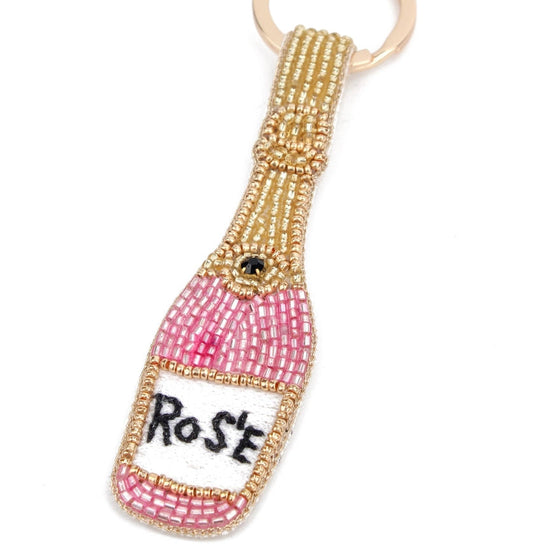 My Doris Pink Rose Keyring/Bag Charm - Precious Sparkle