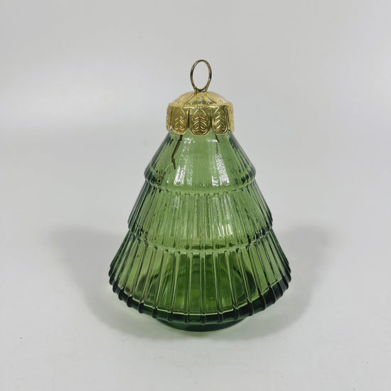 Recycled Tree Bauble Ornament Green - Precious Sparkle