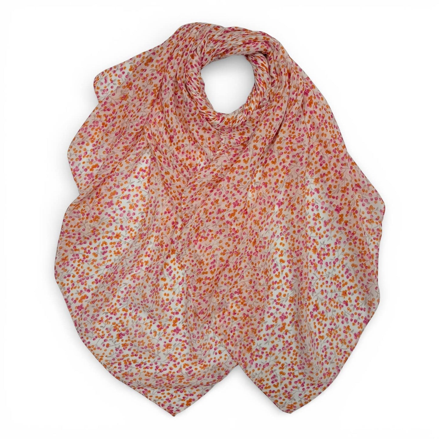 Mini Ditsy Floral Print Scarf Red - Precious Sparkle