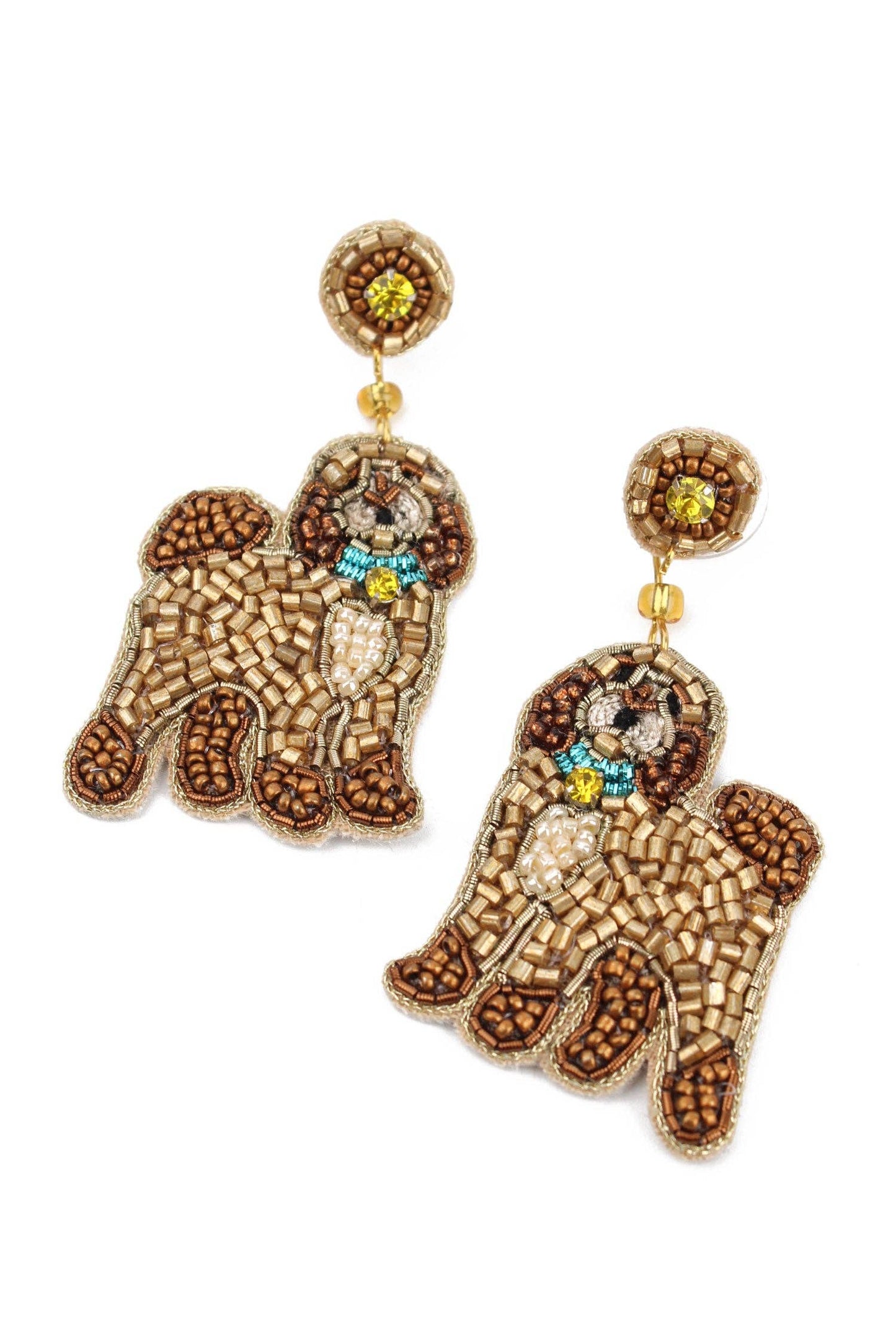My Doris Cockapoo Beaded Earrings