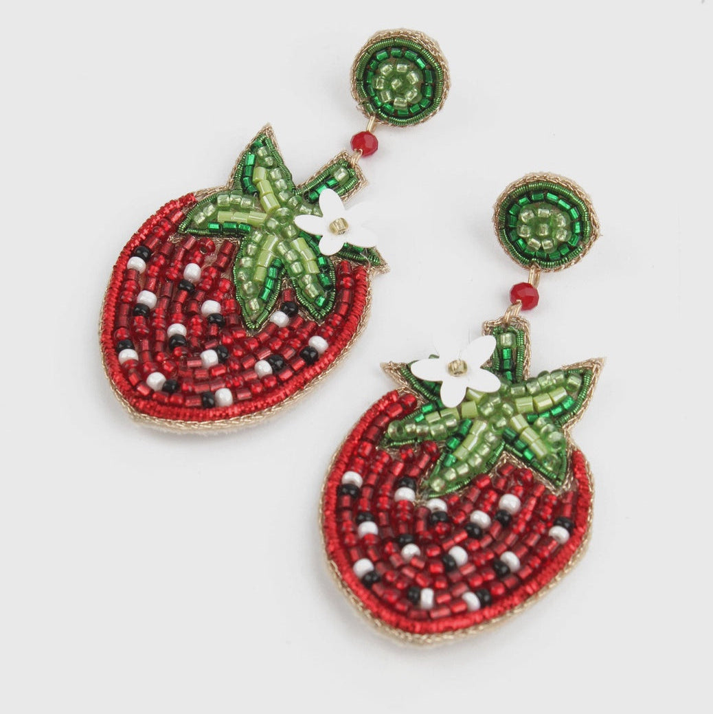 My Doris Strawberry Drop Earrings