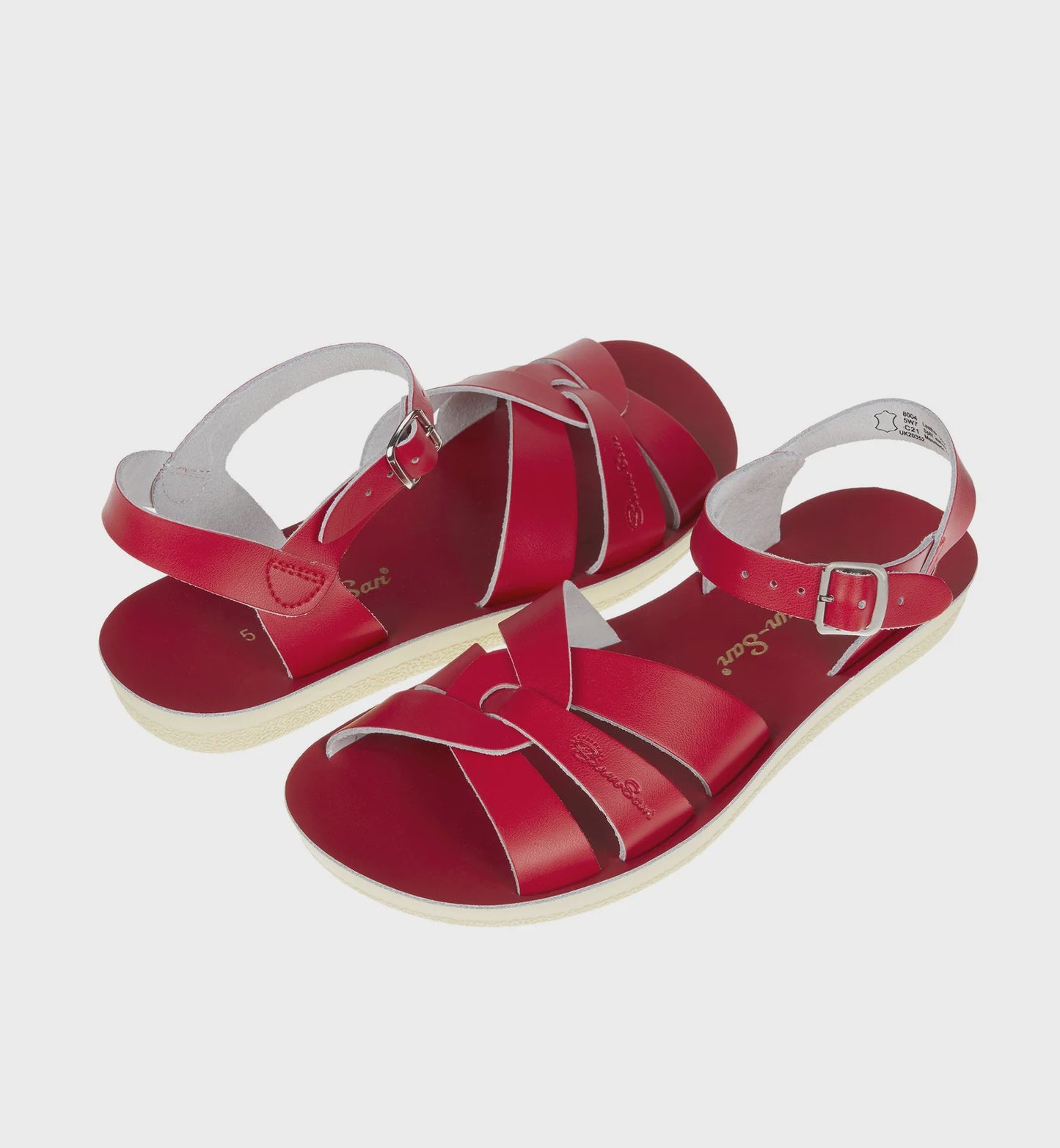 Salt Water Swimmer Red Women's Sandals - Precious Sparkle